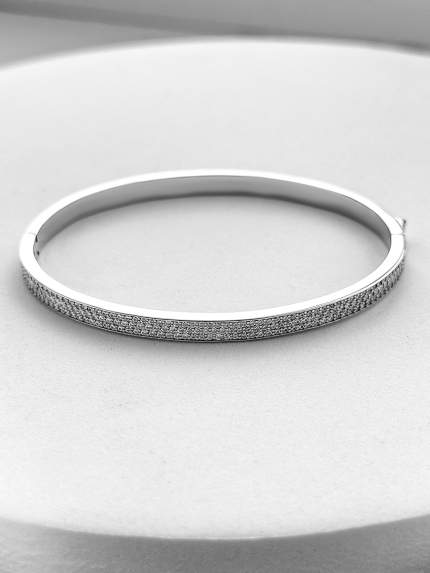 Браслет фіаніт Срібло 925° (родій) 958013