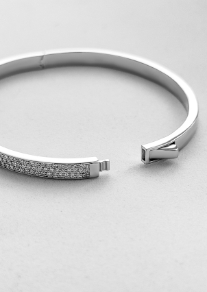 Браслет фіаніт Срібло 925° (родій) 958013