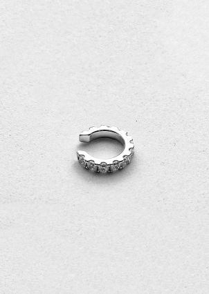 Сережки фіаніт Срібло 925° (родій) GSE683P