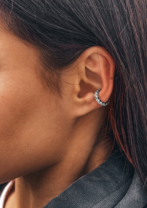 Сережки фіаніт Срібло 925° (родій) GSE683P