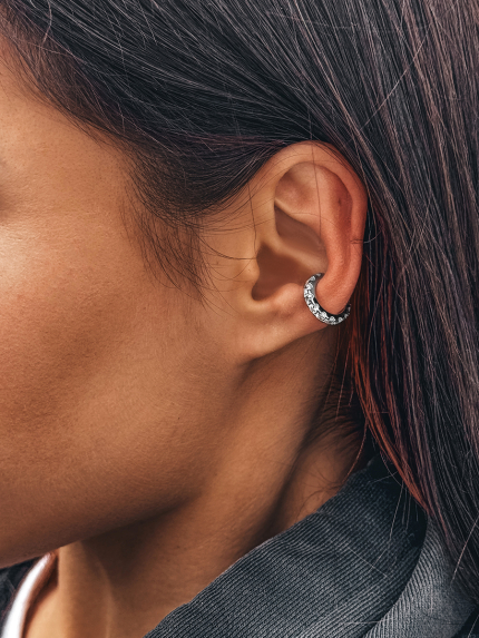 Сережки фіаніт Срібло 925° (родій) GSE683P