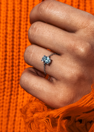 Каблучка без вставок Срібло 925° 120766