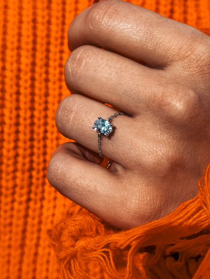 Каблучка без вставок Срібло 925° 120766