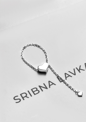 Каблучка без вставок Срібло 925° (родій) GSR625P