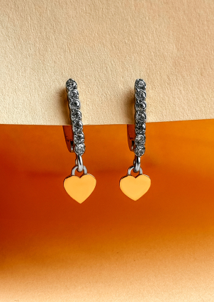 Сережки фіаніт Срібло 925° золото 375° 978080