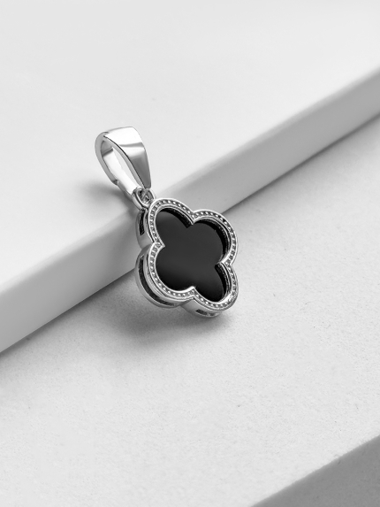 Zawieszka onyksowa Srebro 925° (rod) 978082