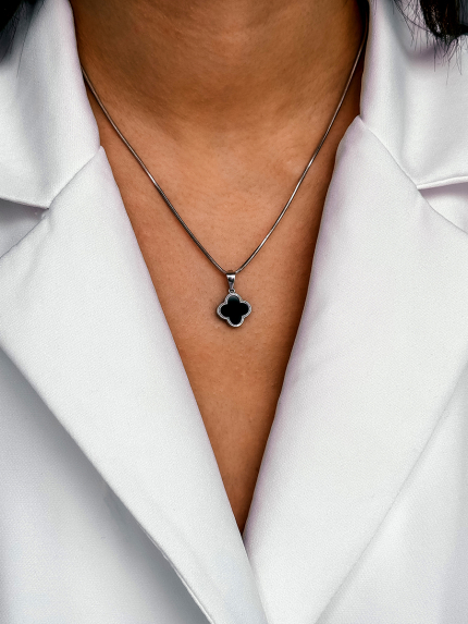 Zawieszka onyksowa Srebro 925° (rod) 978082