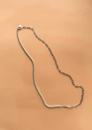 Кольє фіаніт Срібло 925° (родій) 978186