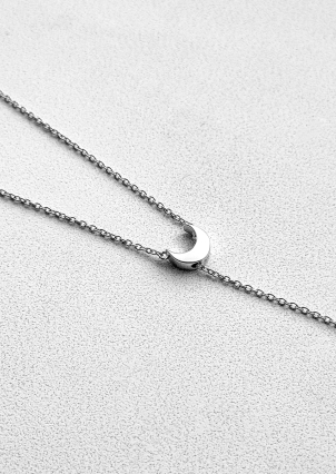 Кольє без вставок Срібло 925° (родій) 978189