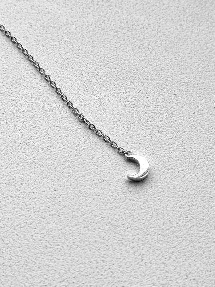 Кольє без вставок Срібло 925° (родій) 978189