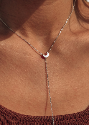 Кольє без вставок Срібло 925° (родій) 978189