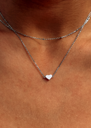 Кольє без вставок Срібло 925° (родій) 978210