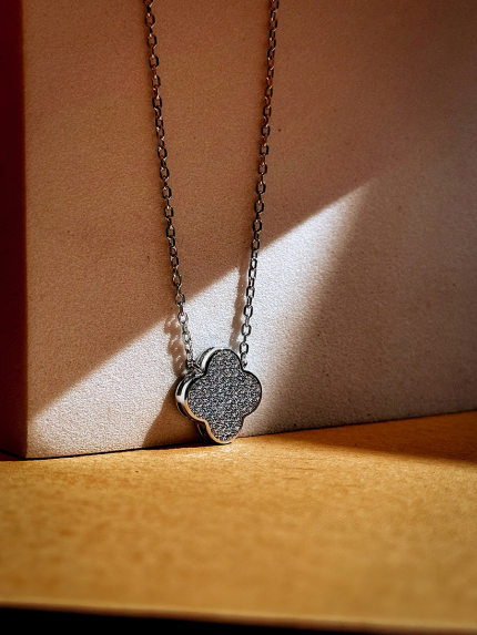 Кольє фіаніт Срібло 925° (родій) 190483