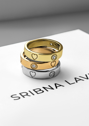 Каблучка фіаніт Срібло 925° (родій) 978237