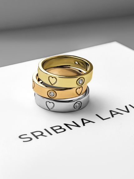 Каблучка фіаніт Срібло 925° (родій) 978237