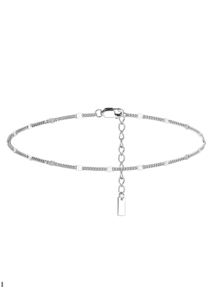 Браслет без вставок Срібло 925° (родій) 978240