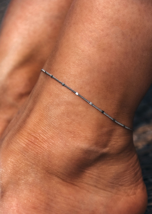 Браслет без вставок Срібло 925° (родій) 978240