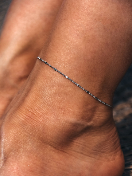 Браслет без вставок Срібло 925° (родій) 978240