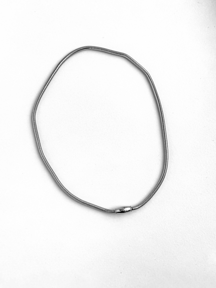 Кольє без вставок Срібло 925° (родій) GZN1110P
