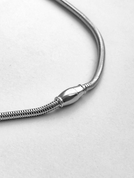 Кольє без вставок Срібло 925° (родій) GZN1110P