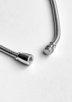 Кольє без вставок Срібло 925° (родій) GZN1110P