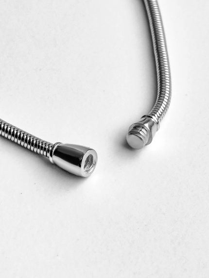 Кольє без вставок Срібло 925° (родій) GZN1110P