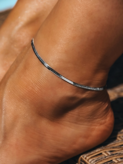 Браслет без вставок Срібло 925° (родій) 978243