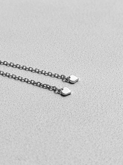 Кольє без вставок Срібло 925° (родій) GSR1109P