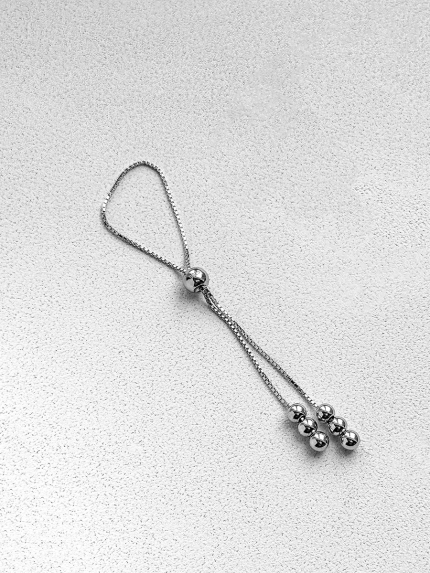 Каблучка без вставок Срібло 925° (родій) 121124