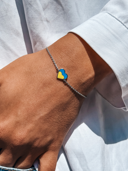 Enamel bracelet Silver 925° (rhodium) 125810