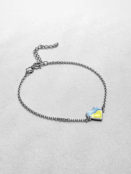 Enamel bracelet Silver 925° (rhodium) 125810