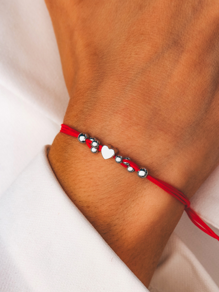 Браслет без вставок Срібло 925° (родій) 000776