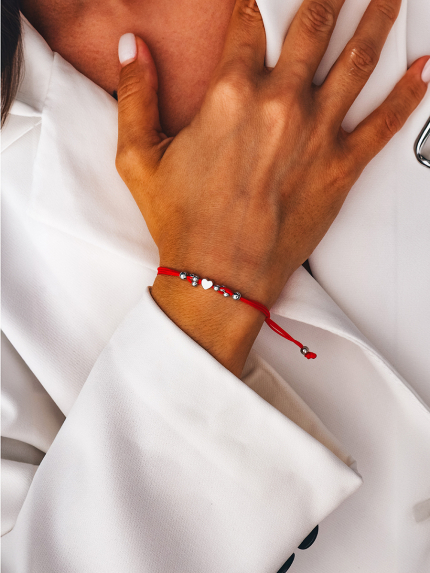 Браслет без вставок Срібло 925° (родій) 000776