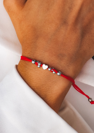 Браслет без вставок Срібло 925° (родій) 000776