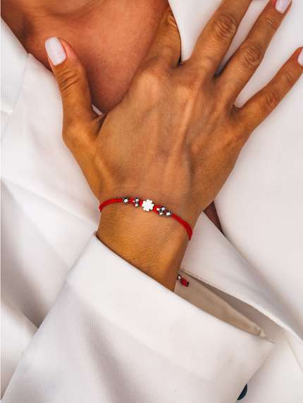 Браслет без вставок Срібло 925° (родій) 000778