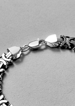 Браслет без вставок Срібло 925° (оксидоване) чс20713