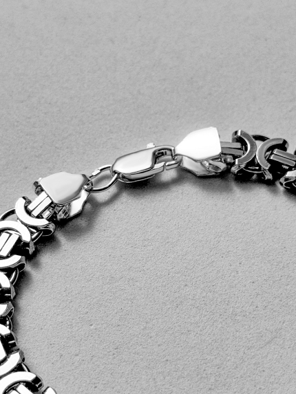 Браслет без вставок Срібло 925° (оксидоване) чс20713