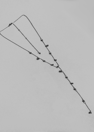 Кольє без вставок Срібло 925° (родій) 978491