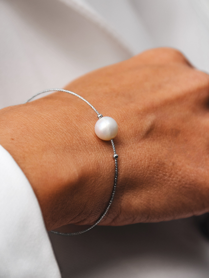 Pearl bracelet Silver 925° (rhodium) 978494
