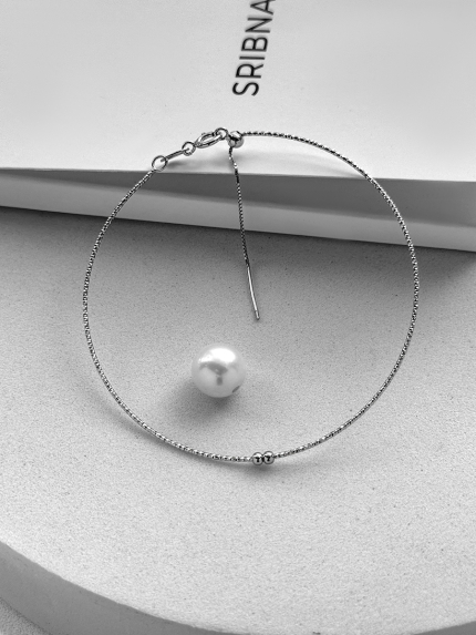 Pearl bracelet Silver 925° (rhodium) 978494