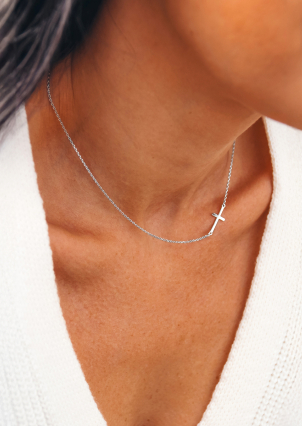 Кольє без вставок Срібло 925° (родій) 86083