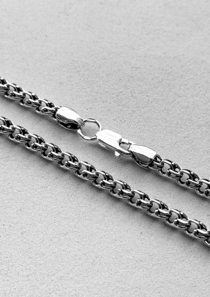 Ланцюг Срібло 925° (оксидоване) 101042