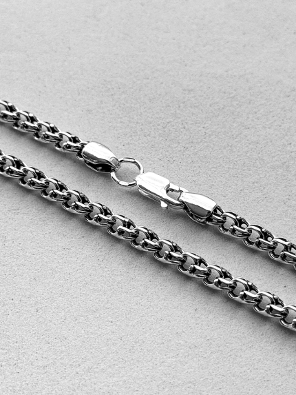 Ланцюг Срібло 925° (оксидоване) 101042