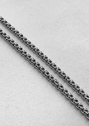 Ланцюг Срібло 925° (оксидоване) 101042