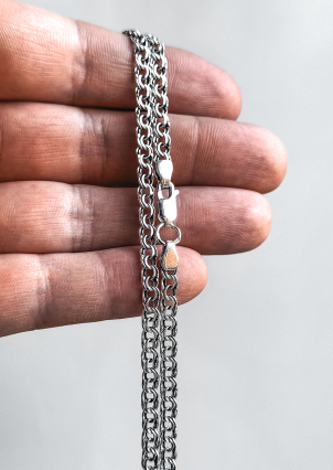 Ланцюг Срібло 925° (оксидоване) 101055