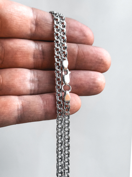 Ланцюг Срібло 925° (оксидоване) 101055