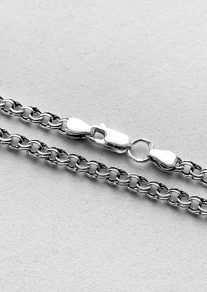 Ланцюг Срібло 925° (оксидоване) 101055