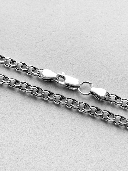 Ланцюг Срібло 925° (оксидоване) 101055
