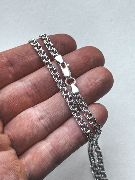 Ланцюг Срібло 925° (оксидоване) 101055