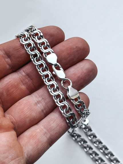 Ланцюг Срібло 925° (оксидоване) 1010555